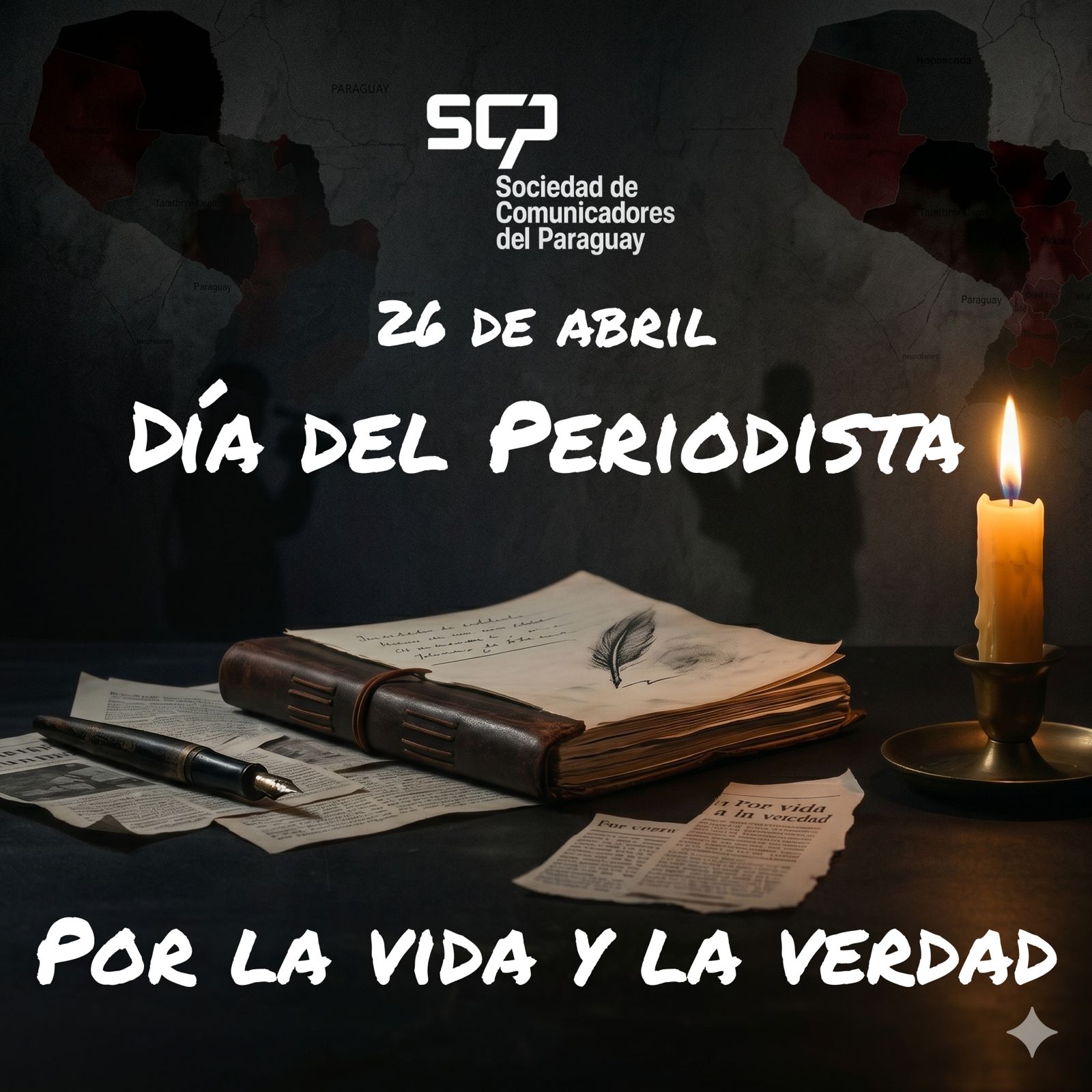 Mensaje institucional por el Día del Periodista 2026 de la Sociedad de Comunicadores del Paraguay