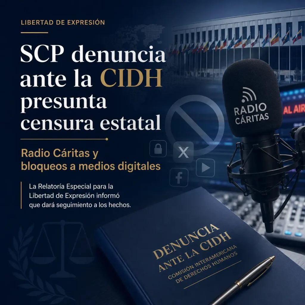 Denuncia ante la CIDH por presunta censura estatal